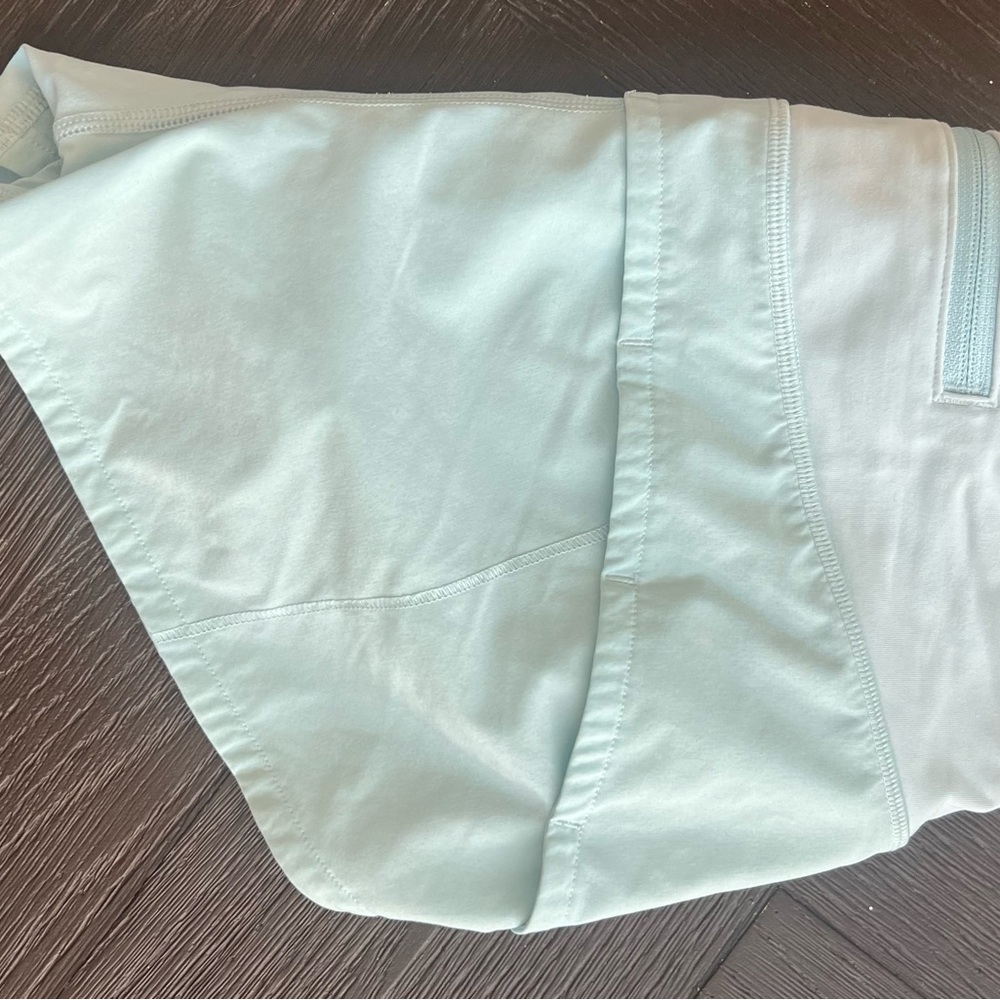 Light blue Lululemon speed up shorts, size four!!